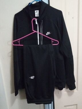 Nwot Nike Xxl Black Tracksuit Prestine Condition Worn 4 hours Great Set 🔥🔥🔥